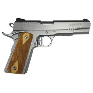 Rock Island Armory Rock Standard FS 1911 9mm 5-inch stainless with wood grips