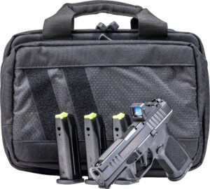 Rost Martin RM1C 9mm compact pistol 4-inch barrel black with Viridian RFX11 green dot
