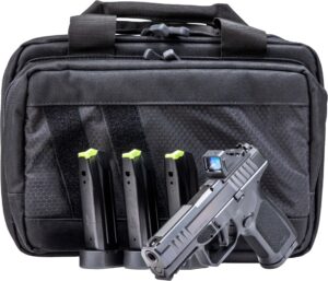 Rost Martin RM1C 9mm compact pistol bundle with Viridian RFX11 green dot and four magazines