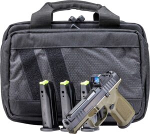 Rost Martin RM1C 9mm OD Green compact pistol bundle with Viridian RFX11 and magazines