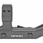 Riton 30mm/1in Precision QD one-piece scope mount, black, Picatinny rings