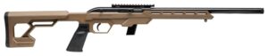Savage 64 Precision FDE .22 LR rifle with 16.5 inch heavy barrel and FDE chassis