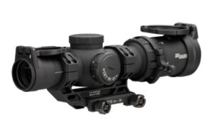 Sig Sauer Tango-MSR Compact 1-10x24 30mm scope with Alpha MSR mount in black