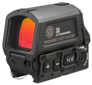 Sig Sauer Romeo8T-AMR 1x40mm Quad Ballistic Circle Dot 2.0 red dot sight in black