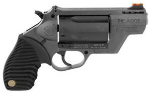 Taurus Judge Public Defender Poly revolver .45LC/.410 gray polymer frame black ribber grip