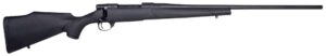 Weatherby Vanguard Obsidian bolt-action rifle 6.5CR with 16 inch barrel and black Monte Carlo stock