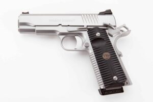Wilson Combat ACP 9mm 4.25 inch stainless pistol left profile
