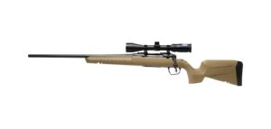 Savage Axis 2 XP Compact .243 Win 20in FDE left-hand rifle with factory 3-9x40 scope