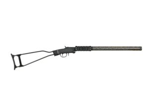 Chiappa Little Badger .22 LR rifle with carbon fiber barrel shroud and folding wire stock