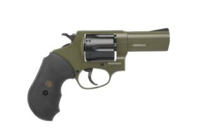 Rossi RP63 .357 Magnum 3-inch revolver in sniper green with black rubber grips
