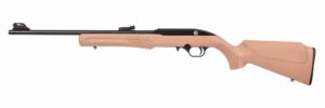 Rossi RS22 .22 LR 18 inch rifle with tan Monte Carlo synthetic stock