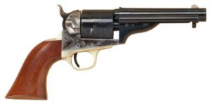 Cimarron CA9002 1872 Open Top Navy revolver .45 Long Colt 4.75-inch barrel blued case-hardened walnut grips