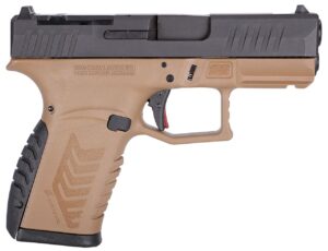 Derya DY9Z 9mm pistol FDE and black, 3.5-inch barrel, 15+1 capacity