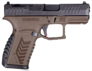 Derya Arms DY9Z 9mm pistol in midnight bronze and black with 3.5 inch barrel