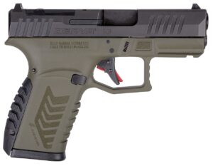 Derya DY9Z 9mm pistol in OD Green with black slide, 3.5-inch barrel