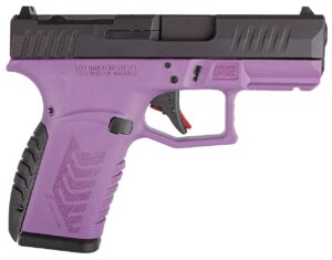 Derya DY9Z 9mm polymer-frame pistol purple and black, 3.5 inch barrel, optic-ready slide