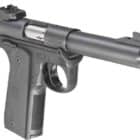 Ruger Mark IV 22/45 .22 LR 5.5 inch blued bull barrel pistol with checkered grips