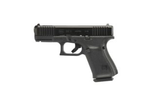Glock G19C V compensated 9mm pistol with 4.02 inch barrel, black, TALO edition