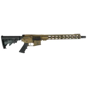 Anderson AM15 Utility Trump 'Commander-in-Chief' Bronze Rifle right-side view with 16" barrel and 15" M-LOK handguard