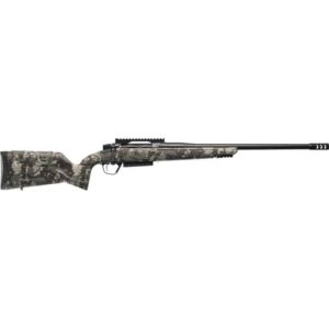 Christensen Arms Evoke Hunter 7mm Backcountry 20 inch threaded rifle black Cerakote multi-tone green stock
