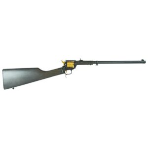 Heritage Arms Rancher Black and Gold Carbine .22 LR 16.125 inch barrel wood stock