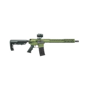 Black Rain Ordnance BRO Spec 15 5.56 16in with Zero Tech Trace TRRD125 red dot Bullfrog finish