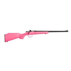 Keystone Crickett Gen 2 .22 LR 16.125 inch blued barrel pink synthetic stock
