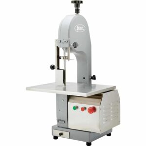 LEM Products Electric Tabletop Meat Saw with 16mm stainless blade and 1.14 HP motor