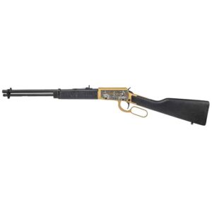 Rossi Rio Bravo RL22181WD-GLD2TR lever-action .22 LR rifle 18 inch barrel engraved receiver wood stock