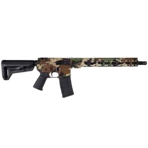 Shark Coast Tactical M81 Woodland AR-15 5.56 NATO 16-inch threaded barrel M-LOK