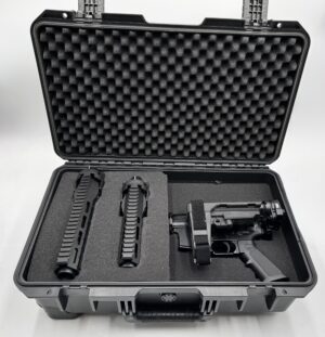 Zeus Arms Proteus PSTL AR pistol with SBA3 brace in black