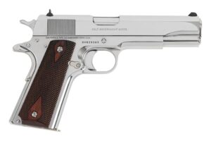 Colt 1911 Government .38 Super 5 inch Bright Stainless pistol