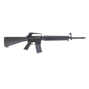 H&R M16 A2 5.56 NATO rifle with 20in chrome-lined barrel and fixed black stock