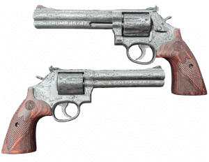 Smith & Wesson 686 PLUS DLX STS .357 Magnum 6 inch revolver deep engraved stainless