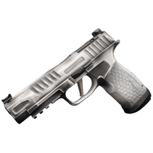Sig Sauer P365 FUSE Battleworn White 9mm pistol with 4.3in barrel and optic-ready slide