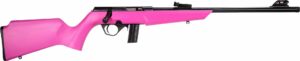 Rossi RB22 Compact .22 LR bolt-action rifle pink Monte Carlo synthetic stock 10rd