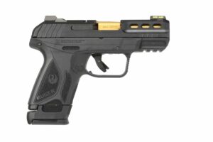 Ruger Security-380 pistol .380 ACP black slide gold barrel TALO exclusive