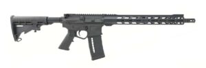Wise Arms WA-15B .300 AAC Blackout 16 inch rifle, black finish, left-side view