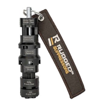Rugged Suppressors Totem Multitool RTK001 six-tool suppressor wrench in black