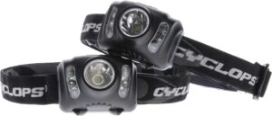 Cyclops CYCHL2102PK 210-lumen LED headlamp 2-pack black housing