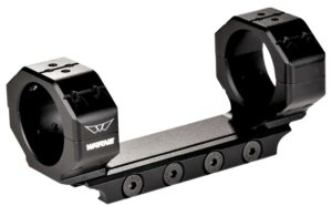 Warne 7841M Precision Mount 35mm medium 1.18in black anodized one-piece base and rings