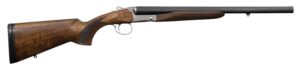 Charles Daly 512T coach 12 gauge 20in side-by-side shotgun with oiled checkered walnut stock