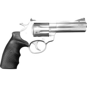 Armscor/Rock Island Armory AL22M .22 WMR 4-inch stainless revolver with rubber grips and 8-round cylinder