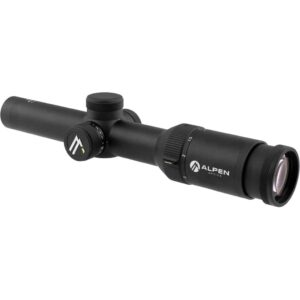 Alpen XP 1-6x24 MRAD rifle scope with illuminated Duplex reticle and 30mm tube