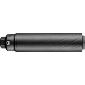 Maxim Defense PRS-350 .35 Cal suppressor in black with 5/8x24 HUB adapter