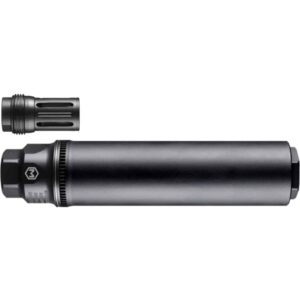 Maxim Defense DSX HQD 5.56 suppressor with HUB mount and QD A2 flash hider in black