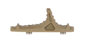 Strike Industries Link Anchor Hand Stop in Flat Dark Earth installed on AR-platform forend