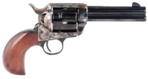 Taylors and Company 1873 Cattleman .357 Mag 4.75 inch blued barrel birdshead walnut grip