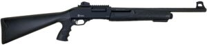 Citadel PAT 12 Gauge 20 inch pump-action shotgun with synthetic pistol-grip stock and Picatinny rail
