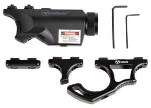 Firefield FF35010K Rival XL foregrip flashlight with red laser, 75-150 lumens, matte black